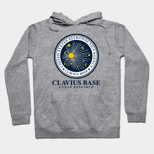 Clavius Base Lunar Research 2001 A Space Odyssey Hoodie by Anthonny_Astros